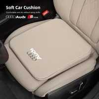2025 Hot Car Seat Cushion Leather Height Increasing Soft Pad For Audi Sline A3 A4 A6 A5 Q5 A1 Q7 Q3 Q2 Q8 A7 A8 TT S1 SQ5 RS3 RS