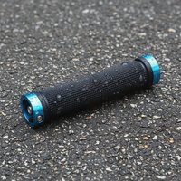 1Pair Bike Handlebar Grip Double Lock On Bike Plastic Hand Grip For Folding Bike