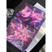2026NEW PTCG Eevee Collectible Card Album 4 Compartments Can Hold 240 Pcs Card Gengar Ex Collectible Card Book Storage Bookcase