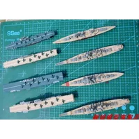 1/2000 Ship Assembled Model MISSOURI HOOD Aircraft Carrier Cruiser Plastic Model Kit