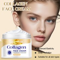 Collagen facial firming and moisturizing cream,Soothes dry skin Anti Aging Firming Lifting Fade Fine Lines Whitening