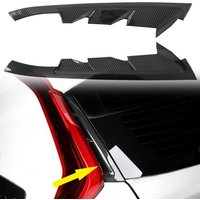 Fit For Kia Niro SG2 2022 2023 2024 2025 Car Accessories ABS Plastic Rear Window Triangle Cover Trim 3pcs LHD! RHD!