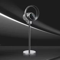 New Night Light Smart Tuya Remote Control Leafless Bladeless Standing Fan With Air Purifier H13 H14 Hepa