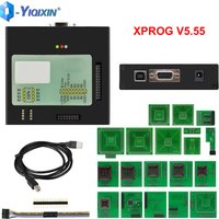 XPROG V5.55 ECU Programmer Tool For BMW CAS4 DECYPATION Auto ECU Chip Tunning Programmer XPELDB 5.55 Metal Box With Full Adapter