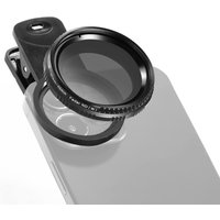NEEWER 37mm Clip On ND2-ND400 Lens Filter Kit for iPhone 17 16 15 14 13 12 11 Pro Max Smartphones iPad etc.