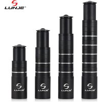 AliExpress LUNJE Bicycle Fork Stem Rise Up 85 115 135 150 180 210MM Bike Stem Height Extender Road Mountain Bike Handlebar Raise Adapte