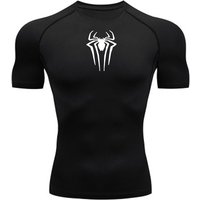 2025 Compression T Shirt Men Short Sleeve Sport Tees Fitness Running Sportsear Men Gym Elastic Quick Dry Jogging T-shirt Tops