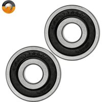 2PCS 6200RS Double Rubber Sealing Cover Deep Groove Ball Bearing 6200-2RS 10*30*9 mm