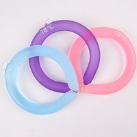 Collar Tube Neck Cooler Ice Pack Gel Liquid Neck Cooling Ring Reusable Ice Maker Cooling Neck Wraps Fitness