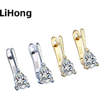 925 Sterling Silver Crystal Zircon Earrings For Women High-End Temperament Tassel Earrings Simple And Versatile Earring Jewelry