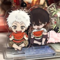 The Summer Hikaru Died Acrylic Stand Hikaru Indo Figure Display Anime Keychain Collection Ornament Accesorios Yoshiki Tsujinaka