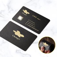 Personalized PVC plastic business cards, 0.38mm rounded corners, waterproof and stain-resistant, free business card design.