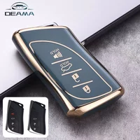 3 4 Buttons TPU Car Key Case Cover Fob Shell for Lexus UX ES UX200 UX250h ES200 ES300h ES350 US200 US260h Protector