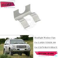 ZUK Car Front Headlight Headlamp Washer Nozzle Clamp Clips Fastener For TOYOTA LAND CRUISER 100 1998-2007 LC100 LX470 RAV4 Haice