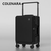 COLENARA Large Capacity Suitcase ABS+PC Boarding Box Student Trolley Case Women's Combination Box 20"24"26"28 Inch Luggage