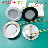 Mini Led Lamp 230v 3W LED Spot Light Slim Ceiling Recessed Spotlight D55mm Home Hotel Living Room Light Bulb Kitchen RV Downligh