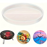 Extra-Large Resin Table Mold 14/20-inch Round Silicone Epoxy Resin Mold Suitable for River Tables, DIY Crafts, and Round Decorat