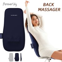 Walk Up and Down Back Massage Chair Cushion 3D Shiatsu Kneading Spot Massage Back Pad Full Body Lumbar Waist Backrest Massager