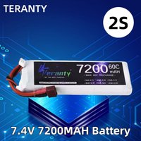 7.4V 7200MAH Lipo Battery 2S 60C For Car Quadcopter FPV Drone RC Plane Boat Toys Parts With XT60 Connector Deans T/Tamiya Plug