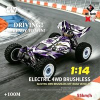 WLtoys 144016 124017 Series 75KM/H 2.4G RC Car Brushless 4WD Electric High Speed Off-Road Remote Control Drift Toys for Children