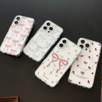 Case For Samsung Galaxy Flip 7 6 5 4 3 Edge S25 Ultra S24 S23 FE Plus Magnetic Wireless Charge Magsafe Bow Y2K Cover