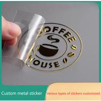 Customizable metal stickers, 3D transfer stickers, self-adhesive metal logo labels, UV model, and customized metal letter sticke