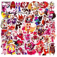 50Pcs Hazbin Hotel Graffiti Stickers Decals Suitcase Laptop Computer Guitar Decoration DIY Kids Classics Toy