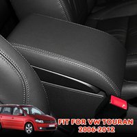 For VW Touran 2006 2007 2008 2009 2010-2012 Car Armrest Cover Scratch proof Waterproof Cover Microfiber Leather Car Interior