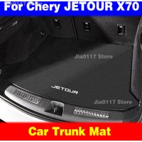 Rear Trunk Mat For Chery JETOUR X70 Flannel Boot Cargo Liner Tray Trunk Luggage Carpet Car Accessories