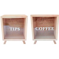 Bank Jar Piggy Bank Changing Tip Jar Christmas Gifts Tip Box for Club Restaurants Coffee Shop Bartender