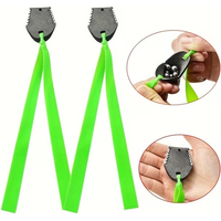 Large Capacity Tensile Resistant Slingshot Flat Rubber Band - Foldable Wide Elastic Band Assembly Accessories For Outdoor