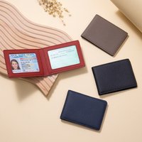 New Genuine Leather Driver License Holder ID Holder Ultra-thin Driver's License Cover Document Credit Card Holder Card Covers