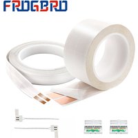 FROGBRO-Fil de câble plat pour haut-parleur 16 AWG 2, fil audio LED, fils de caisson de basses, câble mural, rallonge d'alimentation