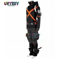 UETEEY COS Anime My Academia World Heroes Mission Katsuki Cosplay Costume Boku No Hero Bakugou Wig Shoes Halloween