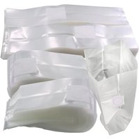 50pcs PP Mushroom Planting Bag 0.2um Filter Clear Mushroom Spawn Grow Bag Edible Mushroom Breathable Bag Garden Planter