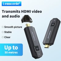 Lemorele 50M HDMI Wireless Transmitter Receiver 1080P Wireless Extender Adapter Video Transceiver for PC TV Projector Monitor