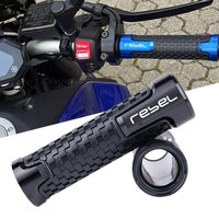 For Honda Rebel CMX 250 300 500 1100 1100T DCT Cmx500 Cmx1100 Motorcycle Handlebar Grips CNC aluminum Rubber Hand Thruster Grips