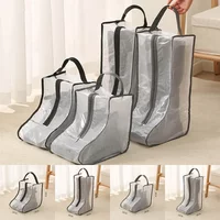 Travel Storage Bag Portable Shoes Organizer Storage Bags Long Shoe Home Moisture-proof Dustproof Cover Boots Shoes Storage Bag