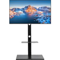 Heavy Duty Floor TV Mount Stand Height Adjustable Swivel TV Bracket for 32-65 Inches LED LCD