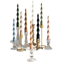 2 Set Long Spiral Candle Luxury Elegant Home Decorative Candles Taper Wedding Candles Unscented