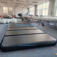 Cheap 3m 5m 6m 8m 10m Inflatable Gym Tumble Airtrack Tumbling Mat Custom Logo Home Basketball Court Air Track Set For Gymnastics