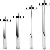 15/20/25/30cm Wall Mount Round Top Shower Arm Pipe Stainless Steel Shower Head Extension for Bathroom Ceiling Shower Head