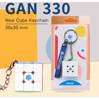 GAN 330 Mini 3x3 Porte-clés Cube 3x3 Gan330 Mini Speedcube Sans Autocollant 3x3 Vitesse Cube Professionnel Magique Puzzle Jouets