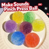 1pcs Squishy Ice Ball Maltose Fidgets Toy Ultra Soft Blue Mochi Slow-rebound Squeeze Toy Anti-Stress Toy For Adult Child Gift