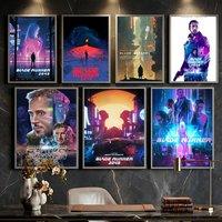 B-Blade Runner 2049 Movie Film Poster --HD-- Self-Adhesive Waterproof High-Toughness Universal Wall Decor