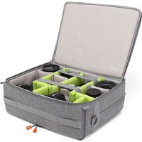 SLR Kamera Tasche Für Foto 20'' Boarding Trolley Box Innere Taschen Druck Beständig Einsatz Gepolsterte Objektiv Fall Für Canon Sony Nikon 5D