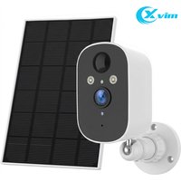XVIM WiFi Camera Solar Outdoor 2K HD Outdoor Solar Surveillance Camera, Battery With PIR Motion Sensor, Home Security Protection