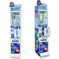 Mega Mini Claw Machine Small Toys Crane Vending Arcade Prizes Doll Gift Candy Coin Operated Game Machine With Bill Acceptor