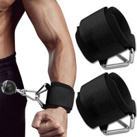 Fitness Ankle Straps Adjustable D-Ring Support Cuffs Gym Leg Excercises Training Workouts Sports Fit Guard Safety Abductors