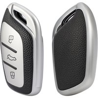 TPU Leather Shell KeyChain Holder for Roewe RX3 RX8 ERX5 RX5 I6 I5 MG4 MG5 MG6 MG ZS EV HS EHS ZX GT Car Key Cover Case Keyring